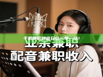 梅河口手机兼职致富日结一单一结！